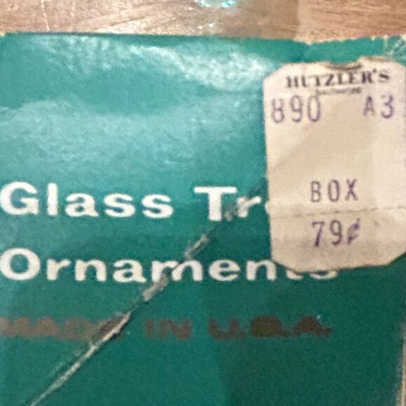 23 vintage blue glass tree ornaments by George Franke Sons Co. - Picture 6 of 6